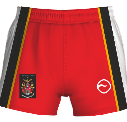Castleford Masters red shorts