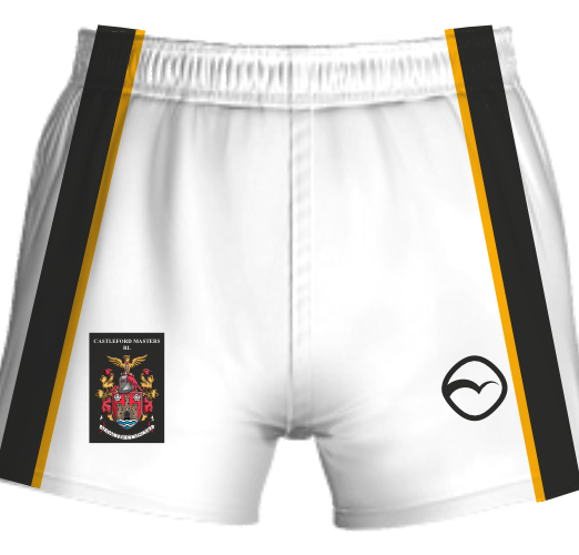 Castleford Masters white shorts