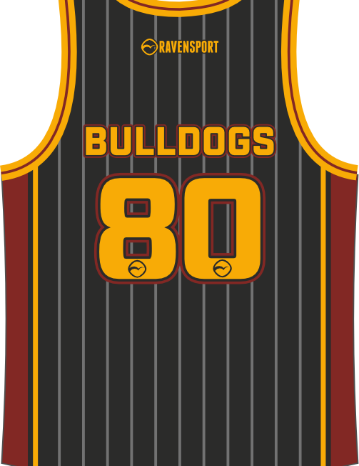 Batley Bulldogs Basketball Vest_1back