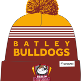 Batley Bulldogs Bobble Hat Amber – Adult