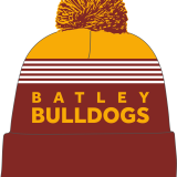 Batley Bulldogs Bobble Hat Amber – Adult
